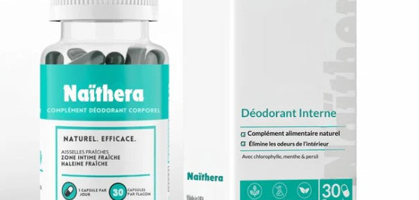 Naithera avis : mon test (30 jours) du « déodorant interne », efficacité réelle, composition & rapport qualité/prix