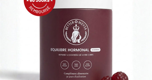 Better Omevia gummies equilibre hormonal, pot de 60 gummies