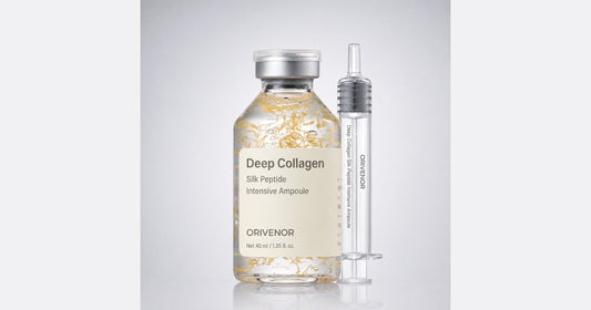 Ampoule intensive collagene et peptides de soie Orivenor
