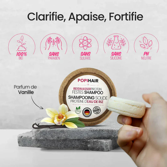 PopiHair Avis : Mon Test Complet du Shampoing Solide Eau de Riz et Conseils d’Expert