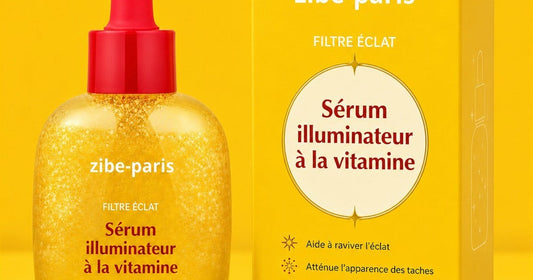 Zibe avis : un sérum anti-taches sans une ligne de description, et des retours à adresser à une autre société