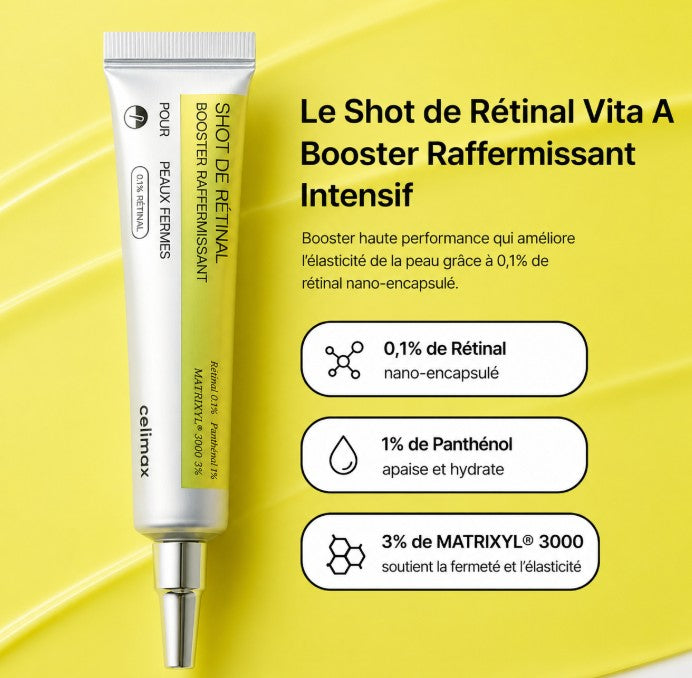 Celimax Retinal Shot routine anti-âge rétinal