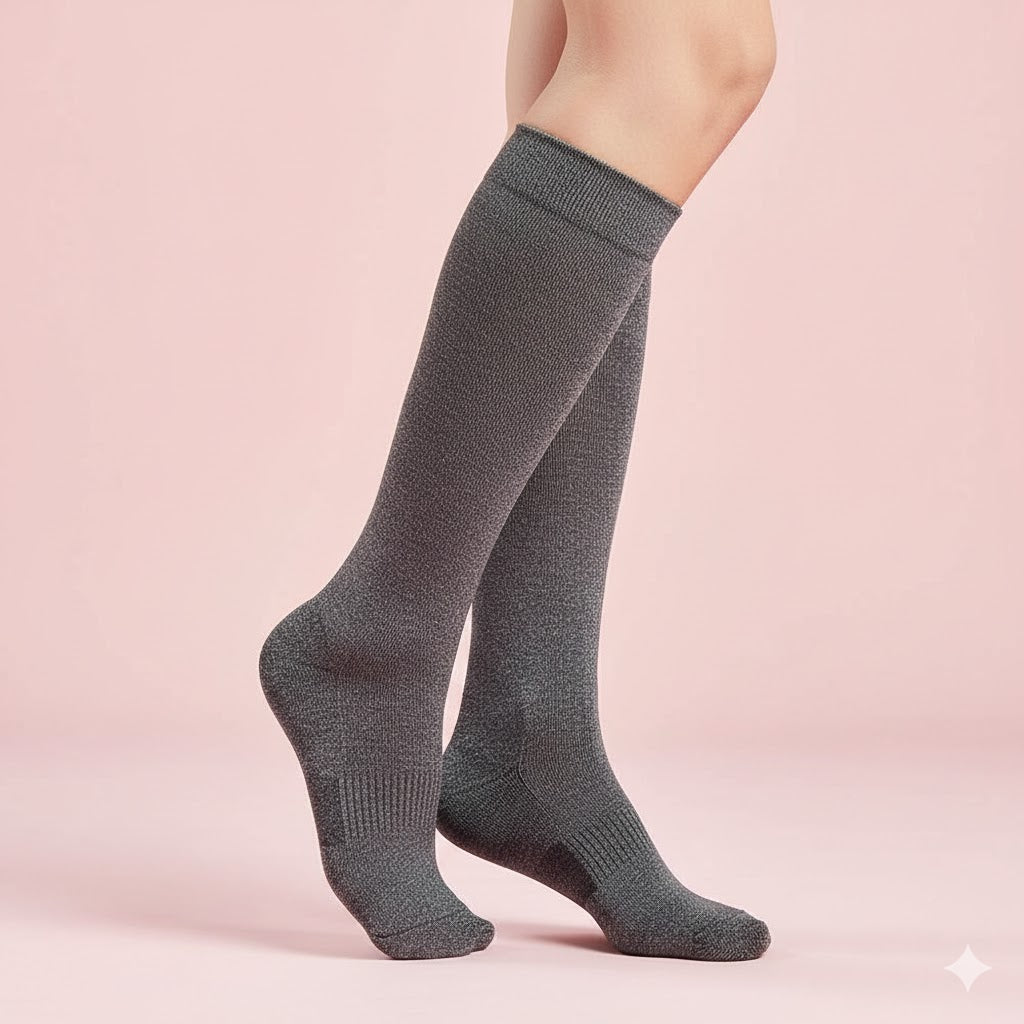 Chaussette de compression SoftCoz GlowUpByParis, maintien et jambes légères