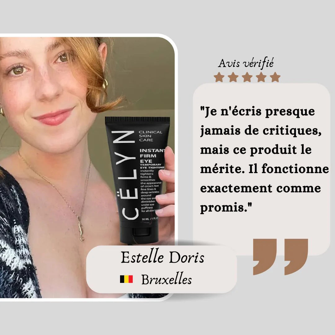 Crème anti-cernes et rides instantanée Celyn