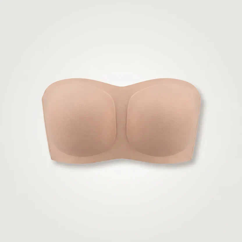 Soutien-gorge bandeau push-up coloris Chair
